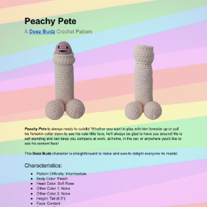 Peachy Pete Crochet Pattern
